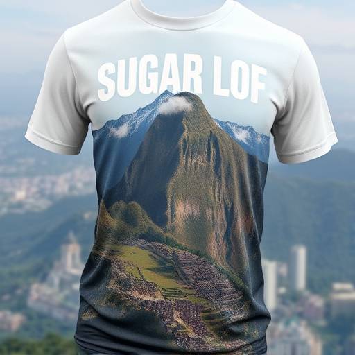 Camiseta com a estampa do P√£o de A√§√ºcar